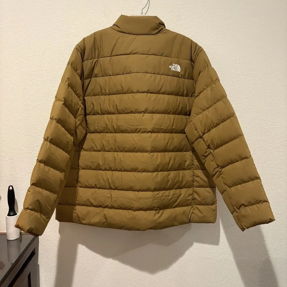 NEW The North Face Big Aconcagua 3 Jacket Puffer 600 Fill Men 2X Utility Brown